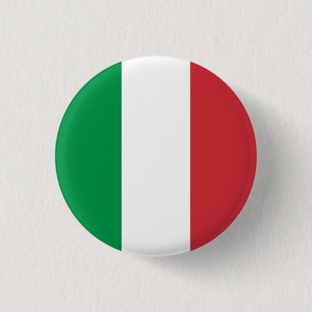 Flag of Italy Button (Front)