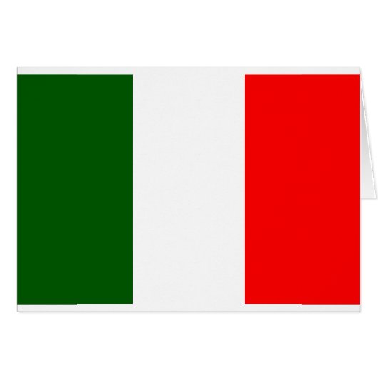 Flag of Italy Cards (Front Horizontal)