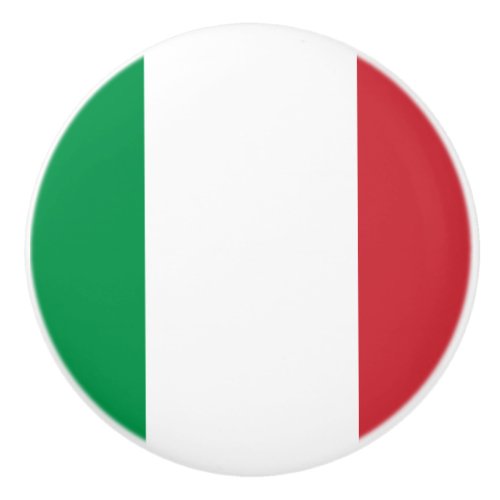 Flag of Italy Ceramic Knob