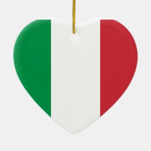 Flag of Italy Ceramic Ornament