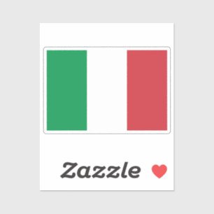 Flag of Italy custom-cut  Sticker