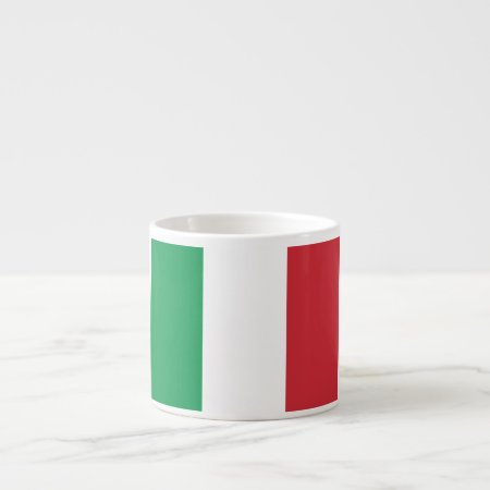 Flag Of Italy Espresso Cup