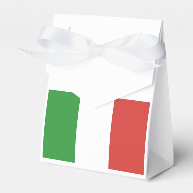 Flag of Italy Favor Boxes (Front Side)