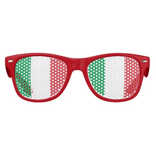 Flag of Italy Fun Italian Flag Kids Sunglasses