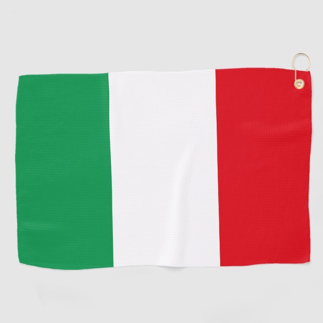 Flag of Italy Golf Towel (Horizontal)