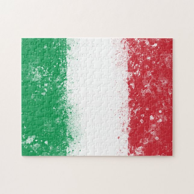 Flag of Italy Jigsaw Puzzle (Horizontal)