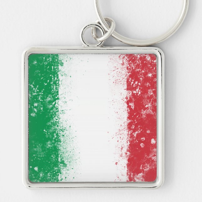 Flag of Italy Keychain (Front)