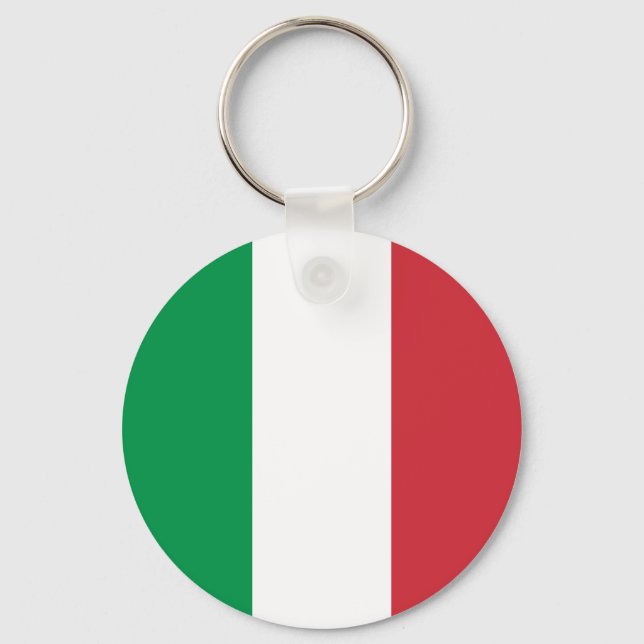 Flag of Italy Keychain (Front)
