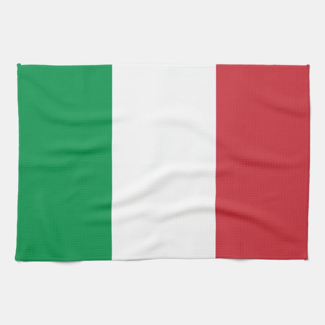 Flag of Italy Kitchen Towel (Horizontal)