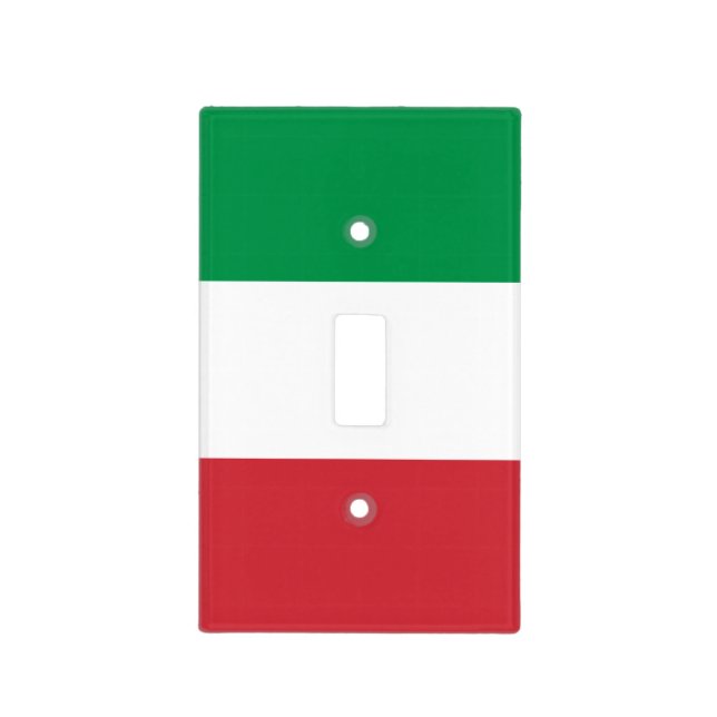 Flag of Italy Light Switch Cover (Front)