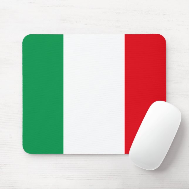 Flag of Italy Mouse Pad (With Mouse)