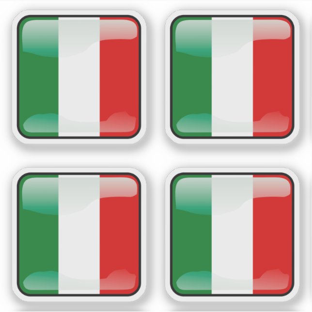Flag of Italy Pack Sticker (Front)