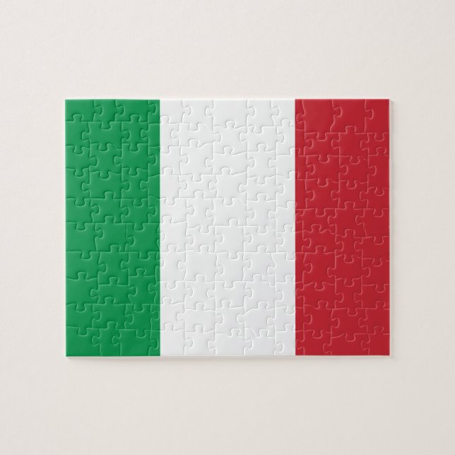 Flag of Italy Photo Puzzle (Horizontal)