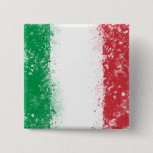 Flag of Italy Pinback Button