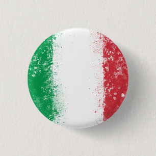 Flag of Italy Pinback Button