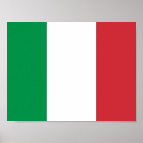 Flag of Italy Poster