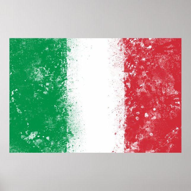 Flag of Italy Poster (Front)