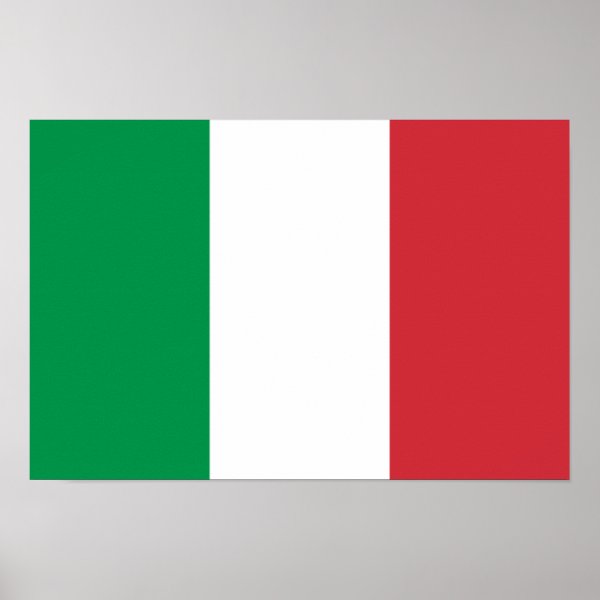 Italian Flag Art & Wall Décor | Zazzle