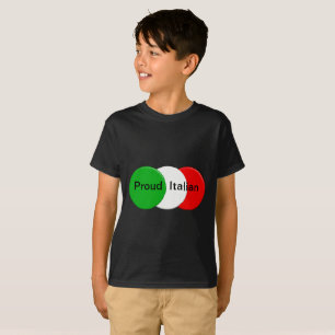 Flag of Italy. Proud Italian. T-Shirt