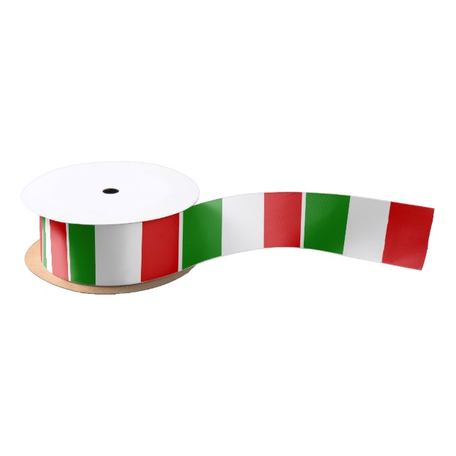 Flag of Italy Satin Ribbon (Spool)