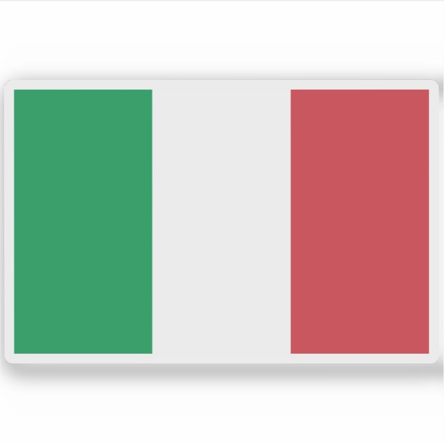 Flag of Italy Sticker (Front)