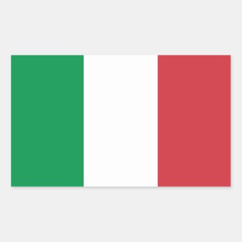 Flag Of Italy Sticker by StillImages at Zazzle