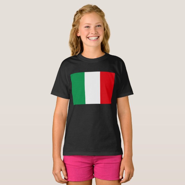 Flag of Italy T-Shirt (Front Full)