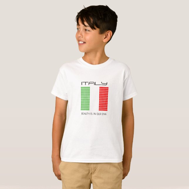 Flag of Italy T-Shirt (Front Full)