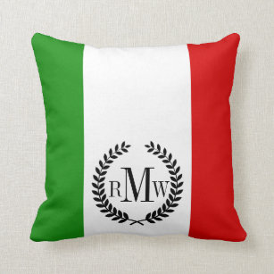 Italian Flag Decorative Throw Pillows Zazzle