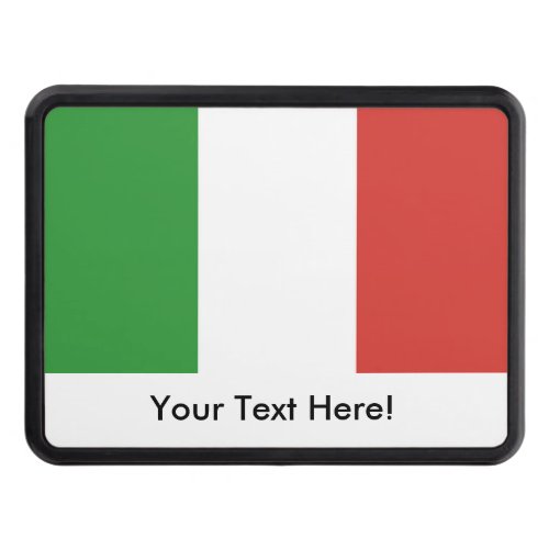 Flag of Italy Trailer Hitch Cover