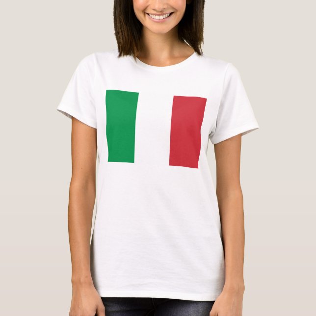 Flag of Italy Women's Basic T-Shirt (Front)