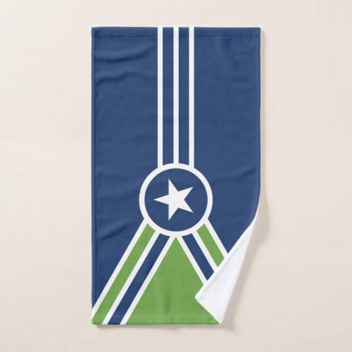 Flag of Jackson Tennessee Hand Towel