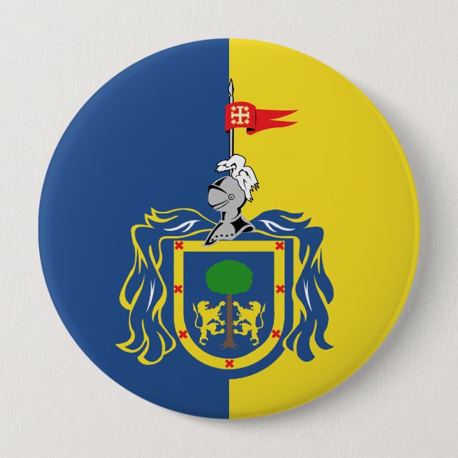 Flag of Jalisco Pinback Button (Front)
