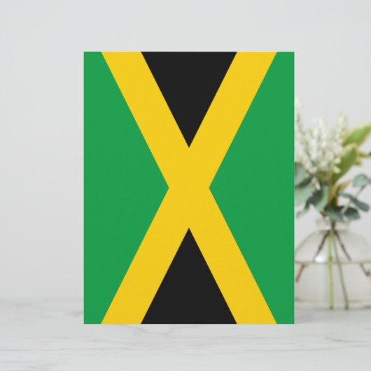Flag of Jamaica (Standing Front)