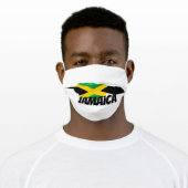 Flag of Jamaica Adult Cloth Face Mask (Worn)