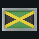 Flag of Jamaica Belt Buckle<br><div class="desc">Flag of Jamaica Belt Buckle</div>