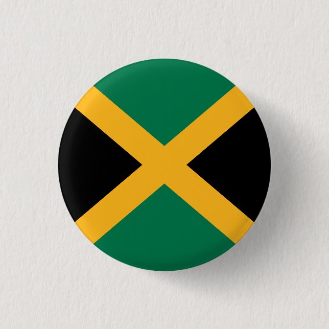 Flag of Jamaica Button (Front)