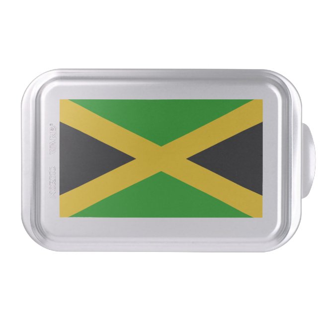 Flag of Jamaica Cake Pan (Front)