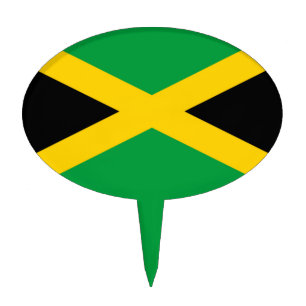 Flag of Jamaica Cake Topper