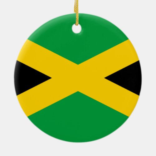 Flag of Jamaica Ceramic Ornament