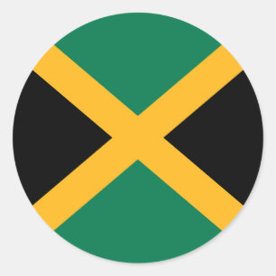 Flag of Jamaica Classic Round Sticker