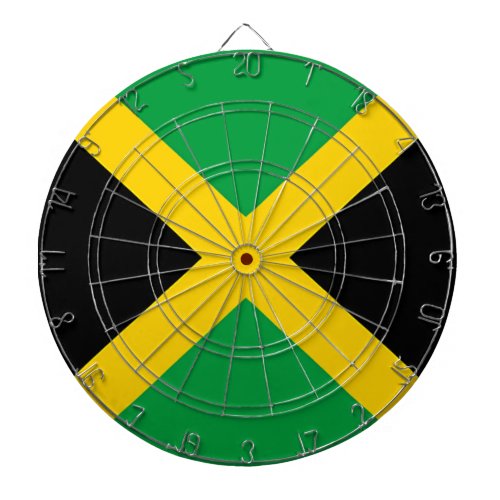 Flag of Jamaica Dart Board