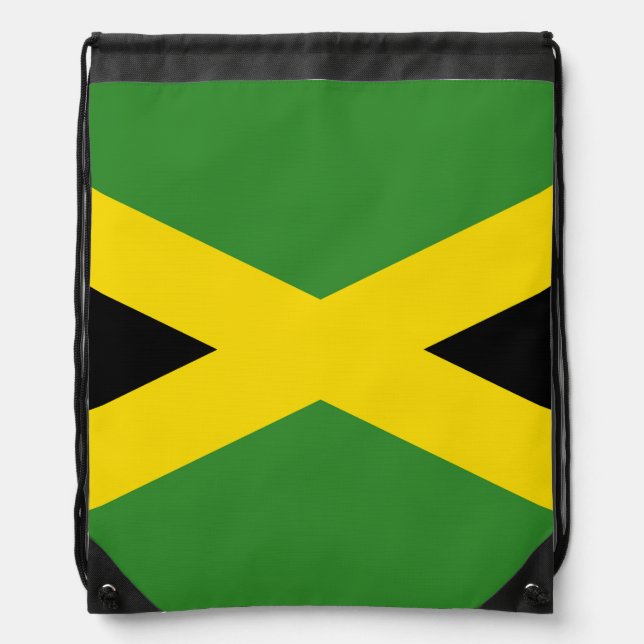 Flag of Jamaica Drawstring Bag (Front)