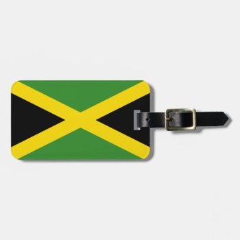 Flag Of Jamaica Easy Id Personal Luggage Tag by pjwuebker at Zazzle