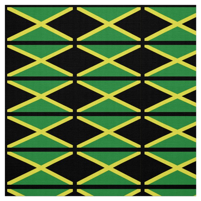 Flag of Jamaica Fabric (Swatch)