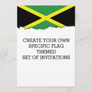 Flag of Jamaica Invitation
