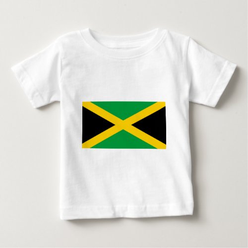 Flag of Jamaica _ Jamaican Flag Baby T_Shirt