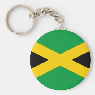 Lips Jamaican Flag Jamaica Expat Country For Her Woman Feminine Gift Keychain 