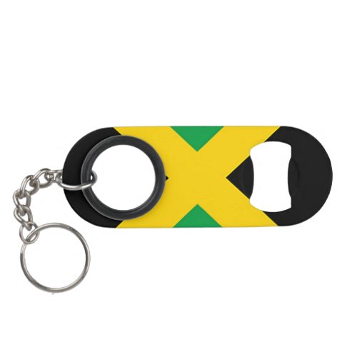Flag of Jamaica Keychain Bottle Opener