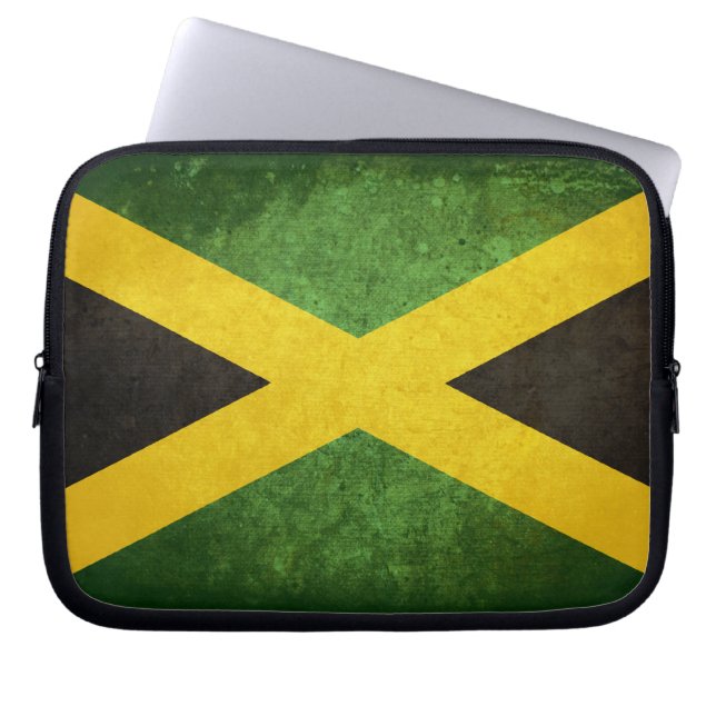 Flag of Jamaica Laptop Sleeve (Front)